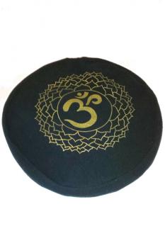 Buğday Kabuğu Dolgulu (Zafu) Meditasyon Minderi - Siyah