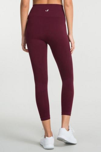 Gela Beli Jakar Yapılı Tayt - Bordo